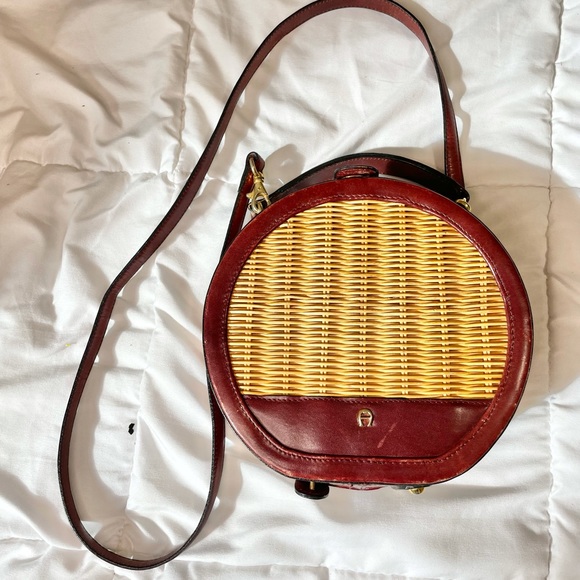 Eitenne Aigner Genuine Leather Bamboo Crossbody Bag - Picture 4 of 11